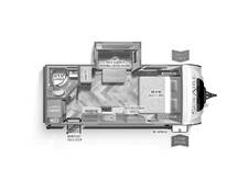 2023 Palomino SolAire Ultra Lite 208SS Travel Trailer at Tonies RV STOCK# 9346 Floor plan Image