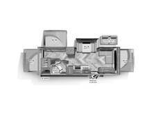 2023 Palomino SolAire Ultra Lite 244H Travel Trailer at Tonies RV STOCK# 9500 Floor plan Image